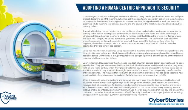 Adopting a Human Centric Approach to Security